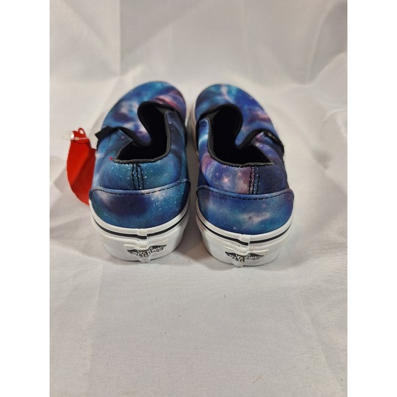 Vans Classic Slip-On Mens US 6 Women\'s 7.5 Galaxy, Blue Canvas Tie Dyed Shoe NWT main image 2